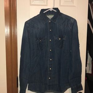 Aeropostale denim longsleeve men’s shirt